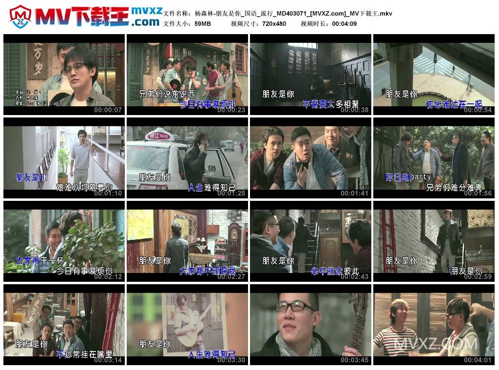 杨森林-朋友是你_国语_流行_MD403071